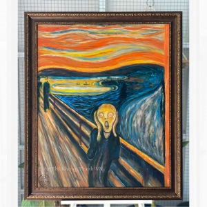 The Scream - Tranh sơn dầu vẽ tay