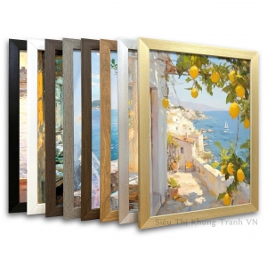 Chất liệu làm khung tranh: So Sánh Chi Tiết Gỗ, Nhựa Composite và Nhôm