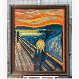 The Scream - Tranh sơn dầu vẽ tay