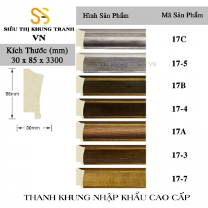 Phào Khung Tranh Mã 17-0