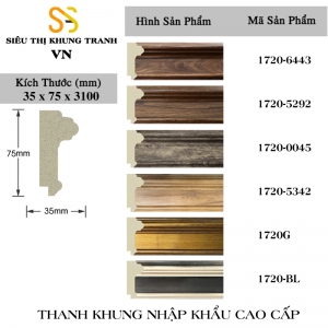 Phào Khung Tranh Mã 1720A-0