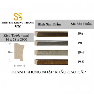 Phào Khung Tranh Mã 19-0