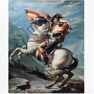 Napoleon Crossing the Alps - Tranh sơn dầu vẽ tay-0