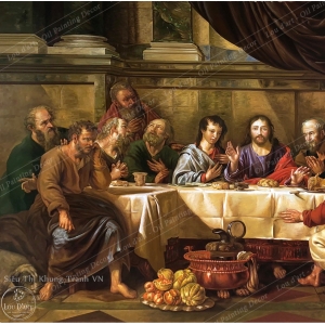 The Last Supper - Tranh sơn dầu vẽ tay CAO CẤP-0