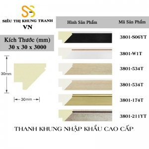 Phào Khung Tranh Mã 3801-0