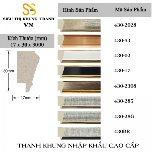 Phào Khung Tranh Mã 430A-0
