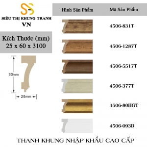 Phào Khung Tranh Mã 4506-0
