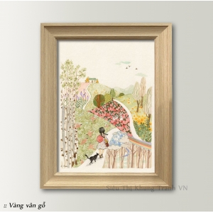 Khung Tranh Hiện Đại 4506 Nhiều Kích Thước-1