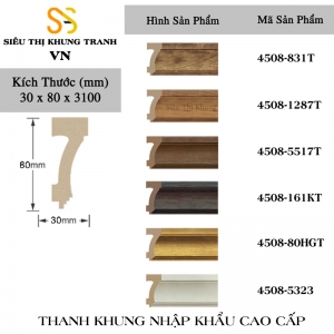 Phào Khung Tranh Mã 4508-0