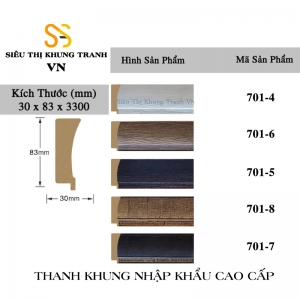 Phào Khung Tranh Mã 701-0