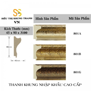 Phào Khung Tranh Mã 801-0