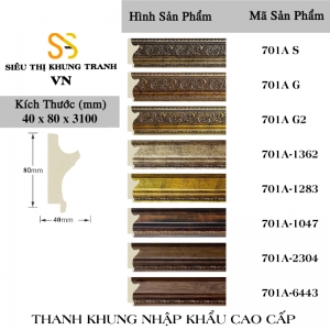 Phào Khung Tranh Mã 701A-0