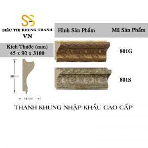 Phào Khung Tranh Mã 801-0