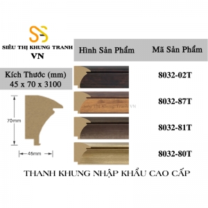 Phào Khung Tranh Mã 8032-0