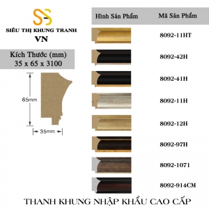 Phào Khung Tranh Mã 8092-0