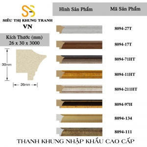 Phào Khung Tranh Mã 8094-0