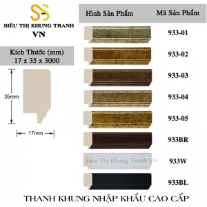 Phào Khung Tranh Mã 933-0