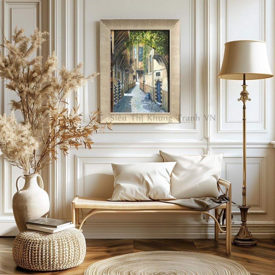 15+ Cách Bố Trí Bộ Khung Ảnh Treo Tường Phòng Khách Hiện Đại