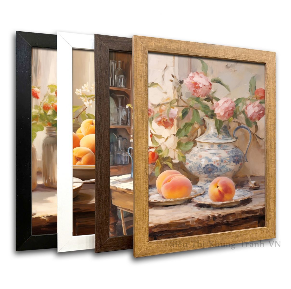 Bố cục treo nhiều khung tranh là một nghệ thuật trang trí 