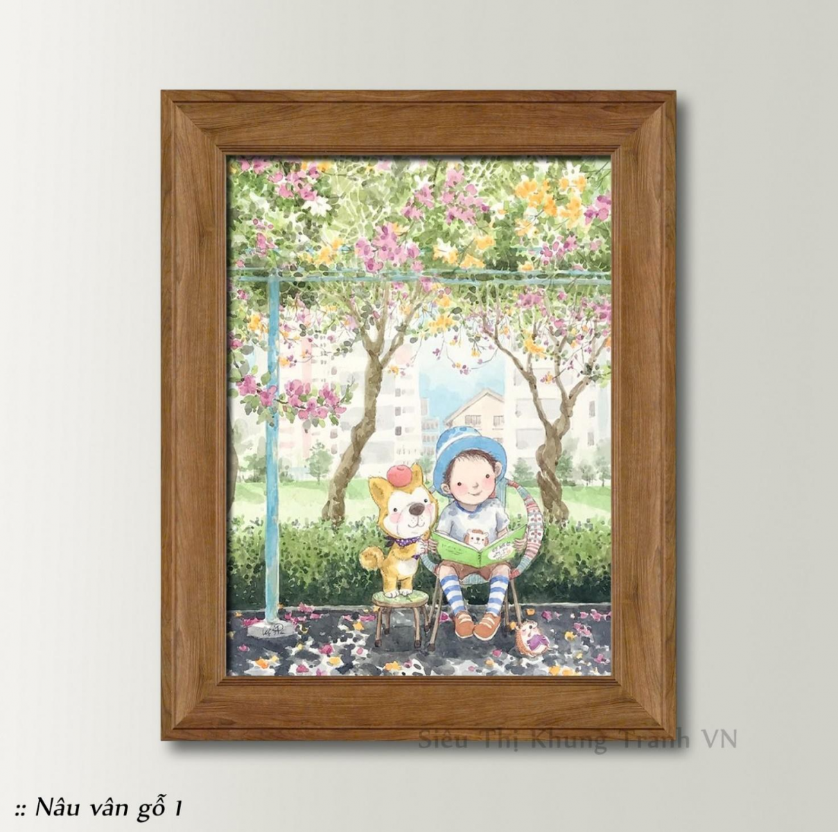 Bí quyết giữ khung tranh nhựa giả gỗ sang trọng theo năm tháng.