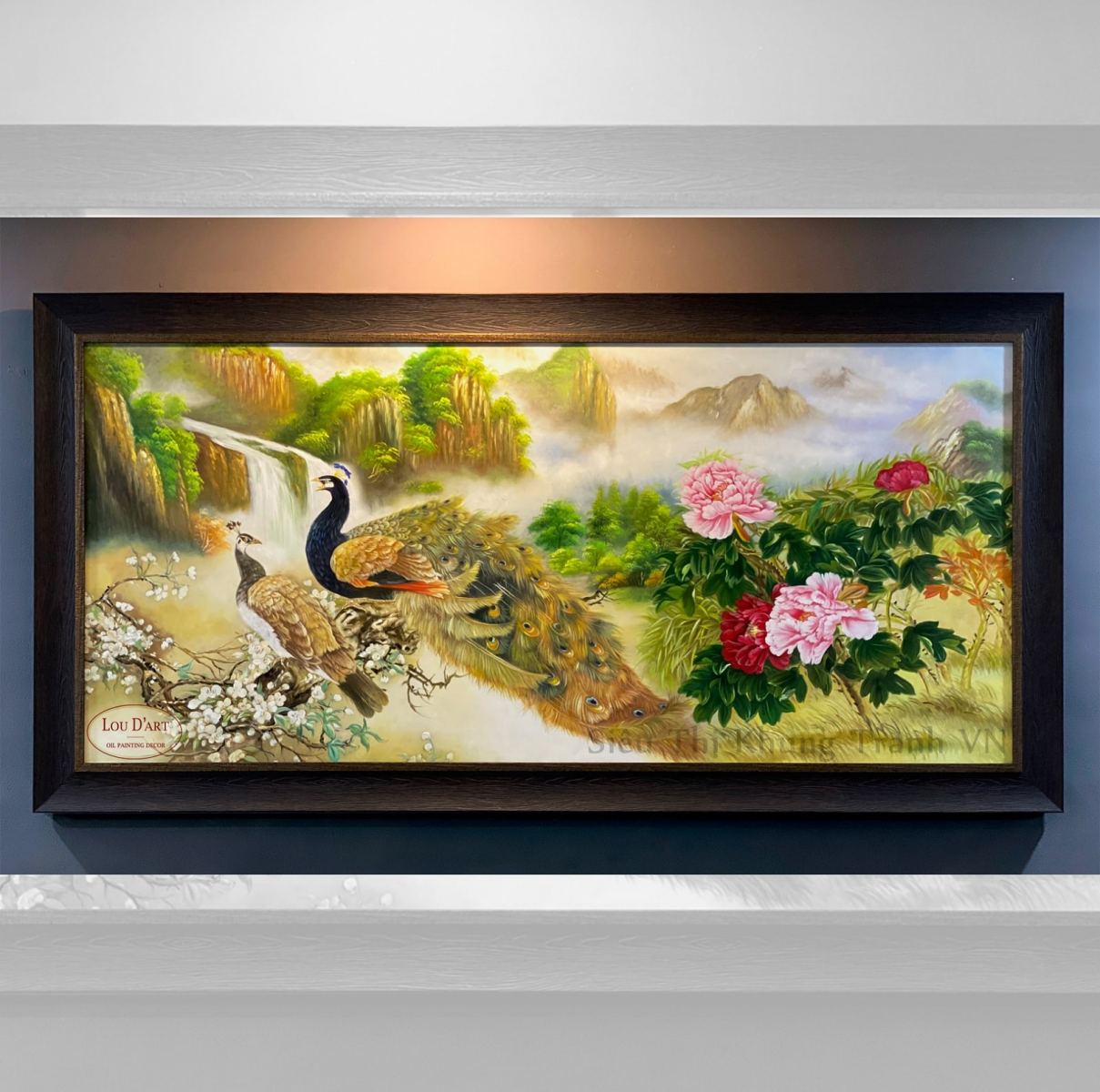 Tranh treo tường phòng khách hợp phong thủy hút tài lộc, mang lại bình an