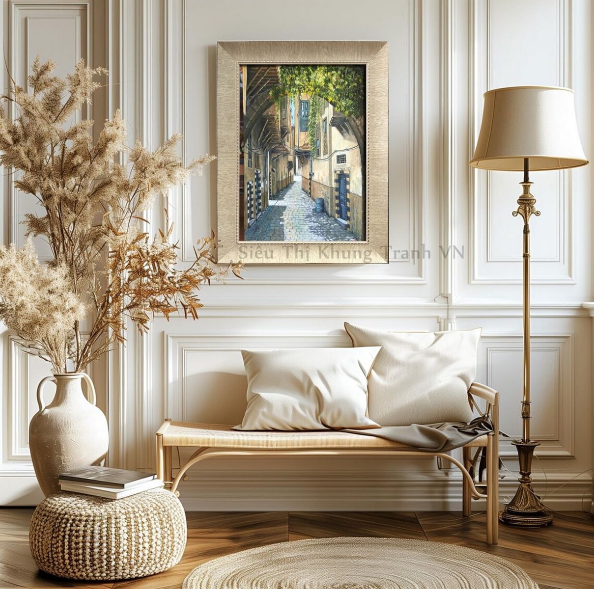 treo tranh không cần khoan