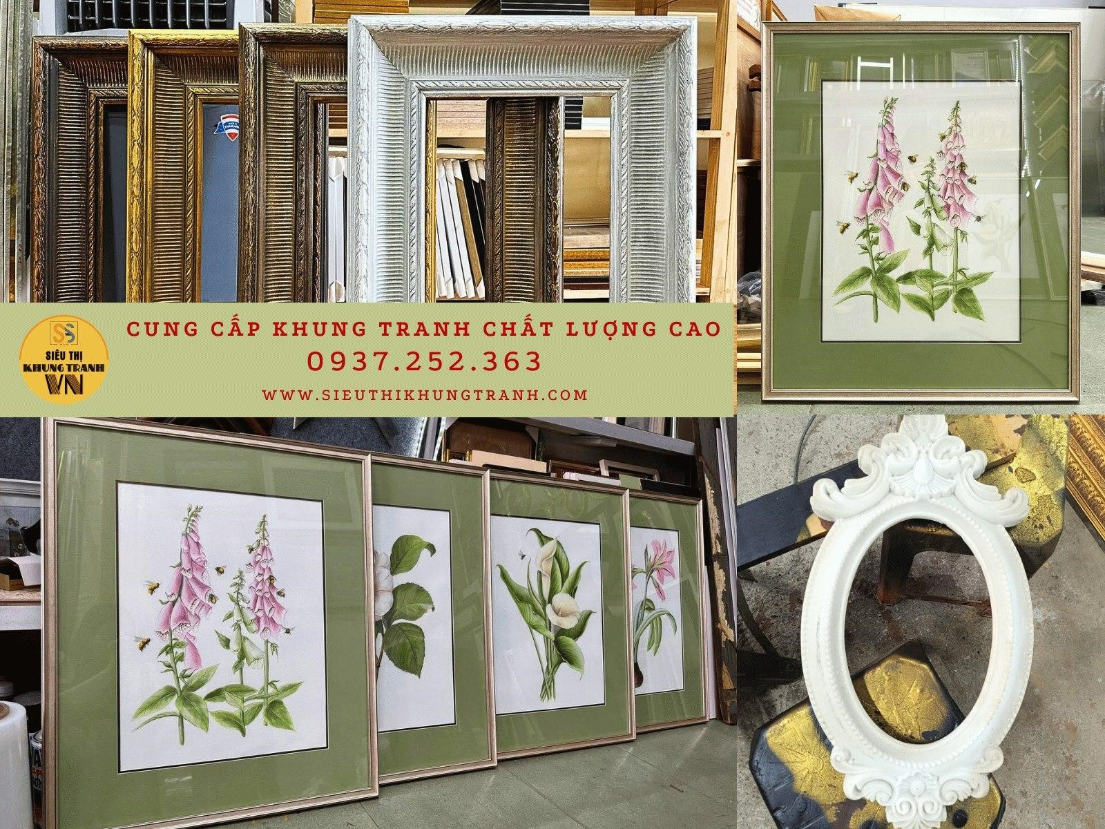 Cung cấp khung tranh và dịch vụ đóng khung tranh giá rẻ tại TPHCM.