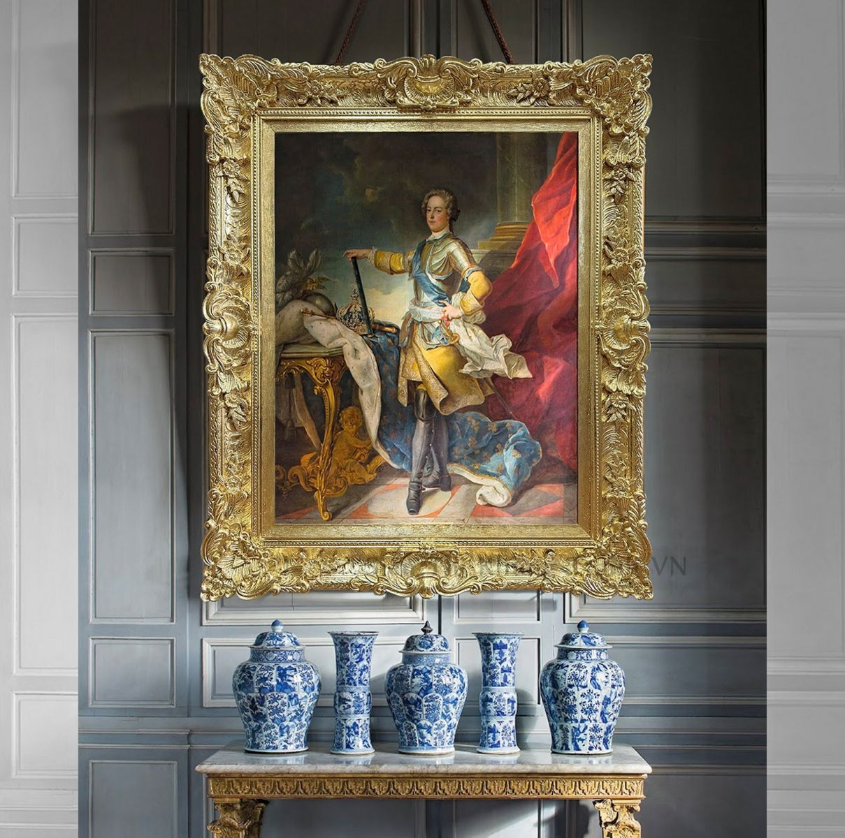 So sánh tranh sơn dầu có khung và không khung.