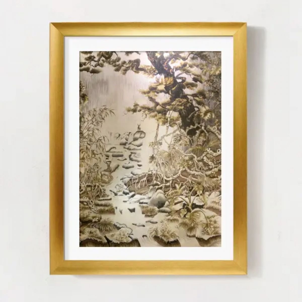  Kỹ thuật bo viền tạo khoảng cách an toàn cho tranh thêu tại Siêu Thị Khung Tranh VN.