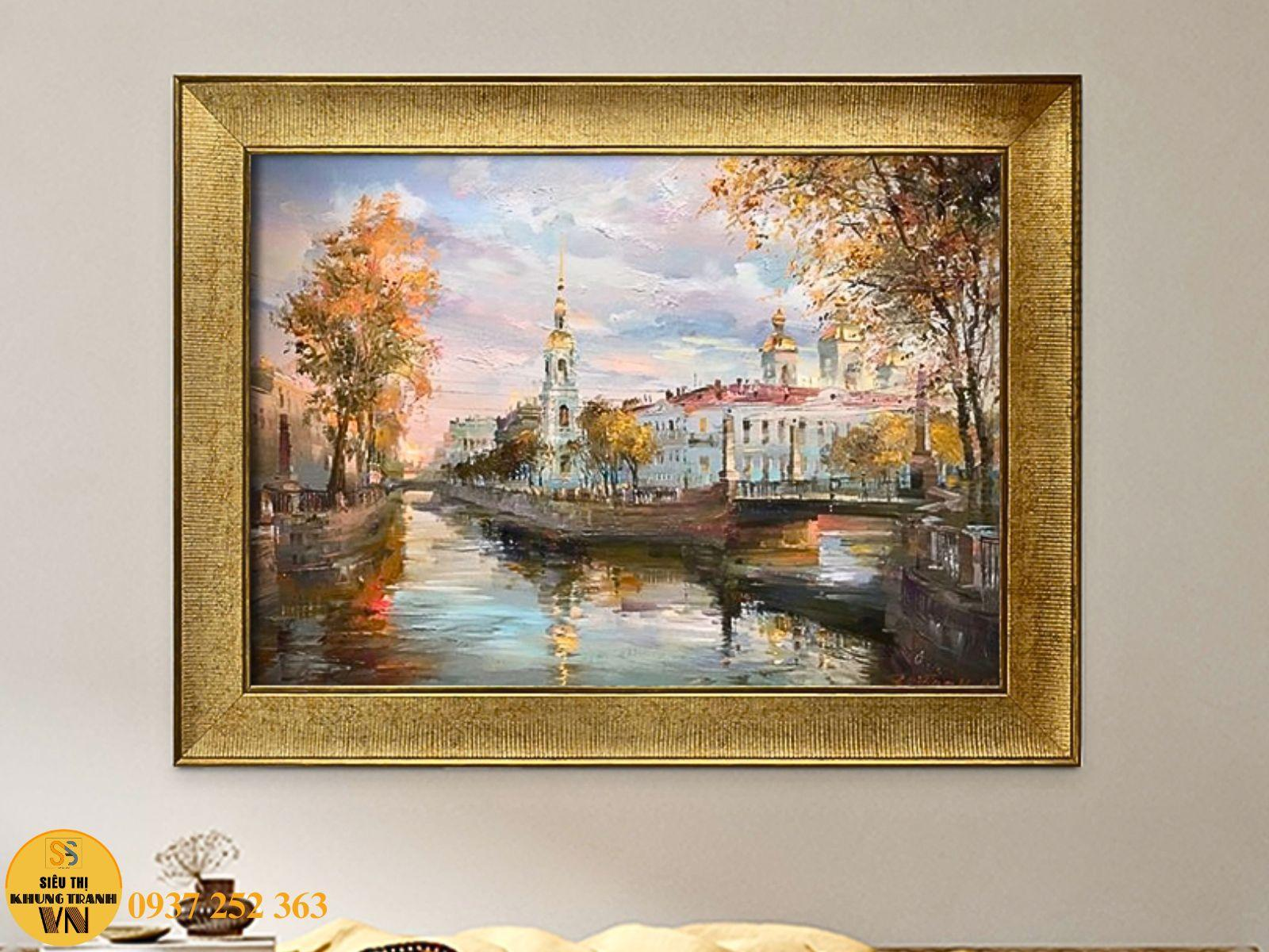 Mua tranh sơn dầu uy tín tại Siêu Thị Khung Tranh VN