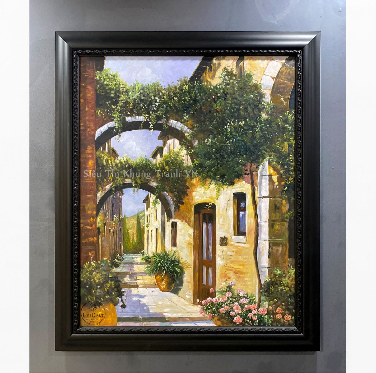 Tranh in canvas phòng khách hiện đại đẹp