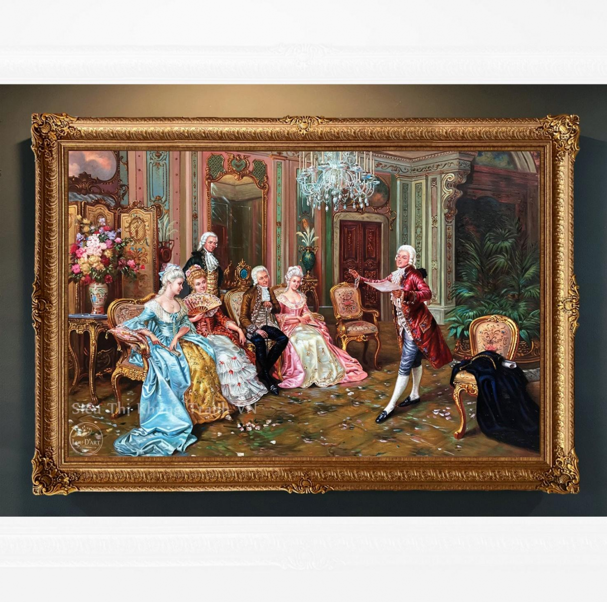 In tranh khổ lớn công nghệ UV tại xưởng