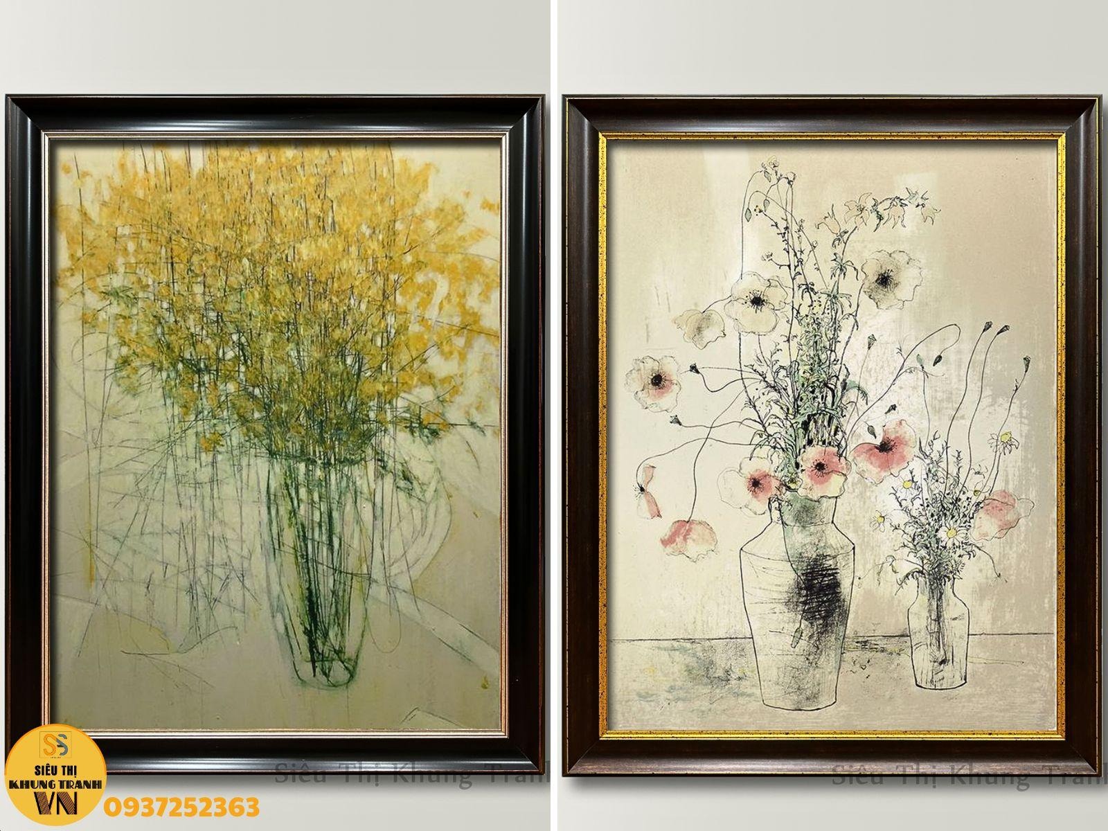 Tranh đẹp trang trí nội thất giúp không gian sống thêm hài hòa và tinh tế