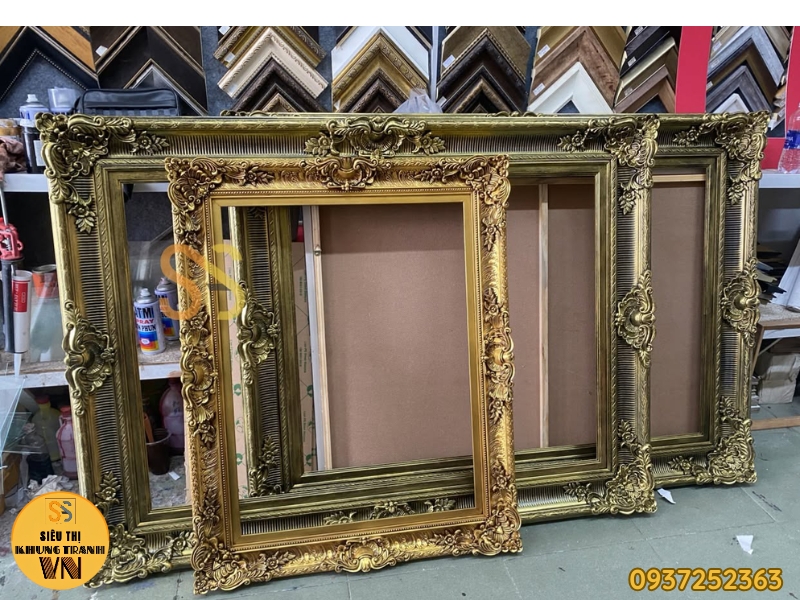 Khung tranh 30x40 lõi composite cao cấp chống cong vênh