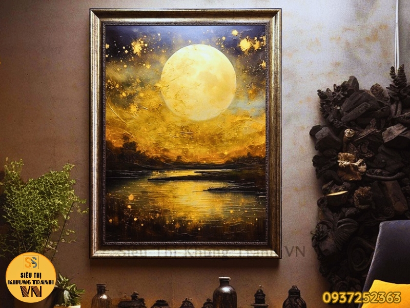 Khung tranh 60x80 kích thước lọt lòng chuẩn khổ A1