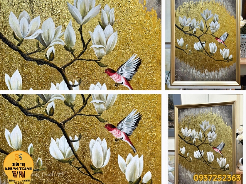 Khung tranh 60x80 chất liệu composite cao cấp Siêu Thị Khung Tranh VN