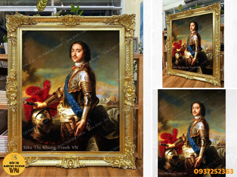 Khung tranh A0 kích thước 80x120cm treo poster khổ lớn