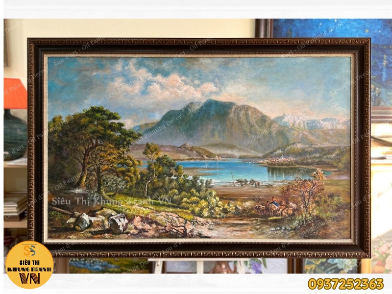 Khung tranh A0 lõi composite cao cấp viền dày chống cong vênh